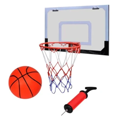 Image de vidaXL Mini Panier Basket Ball avec Ballon et Pompe Maison Jouet d&#039;enfant