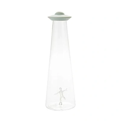 Image de Balvi Bouteille UFO capacité 12L en Forme de Soucoupe Volante enlevevant Un Humain Borosilicate/silic