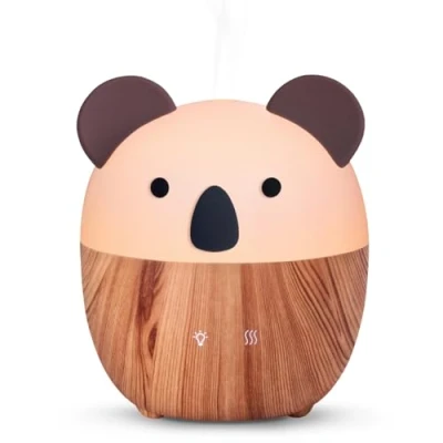 Image de Zen’Arôme Diffuseur Huile Essentielle Woofie, Ultrasonique Aromathérapie à Froid, Électrique USB, 2 Modes de Diffusion, Arrêt Automatique, Éclairage LED, Silencieux et Compact