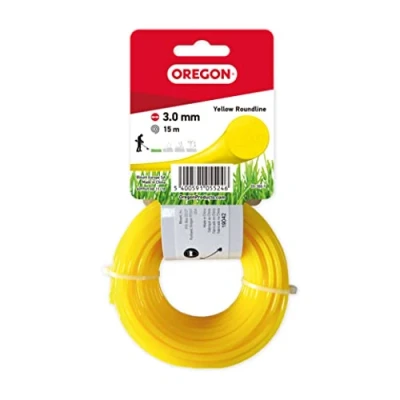 Image de Oregon 69 368 Y Yellow Round Strimmer Line/Wire for Grass Trimmers and Brushcutters, 3.0 mm x 15 m