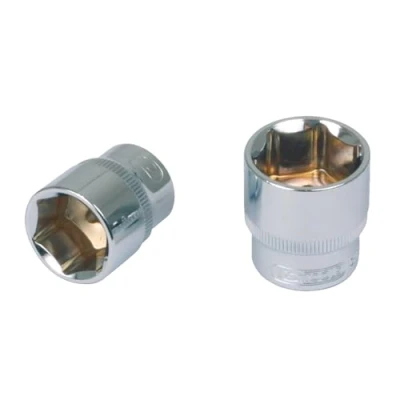 Image de KS Tools 918.1414 Douille 6 pans 1/4&quot; 14 mm Gamme CHROMEplus Pour une utilisation manuelle En Chrome Vanadium Finition chromée