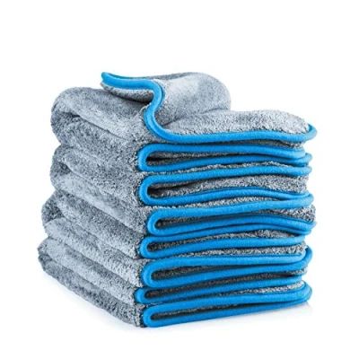 Image de LICARGO® 4X Chiffons en Microfibre Haute Absorption 1100GSM Ultra Douce pour la Peinture de Polissage Non Pelucheux 40x40cm