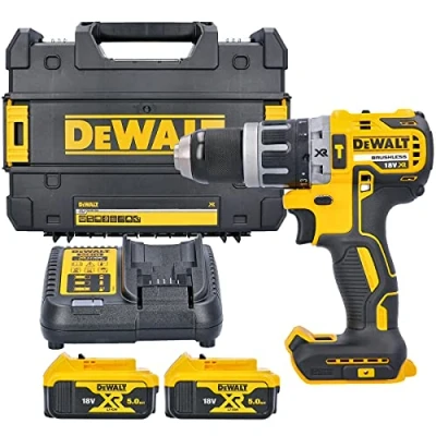 Image de DeWalt DEWDCD796P2 DCD796P2 XR Marteau perforateur sans balais 18 V 2 x 5,0 Ah Li Ion