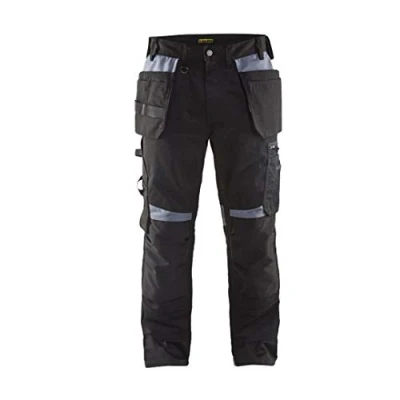 Image de Blaklader 15551860 Pantalon d&#039;artisan, Noir/Gris, taille C146