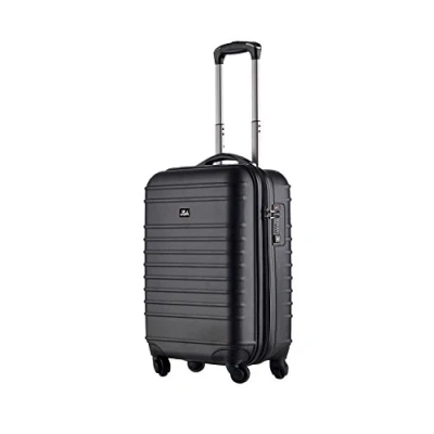 Image de Valise à roulettes de voyage série 360 degrés JSA S Noir ABS Serrure combinaison TSA