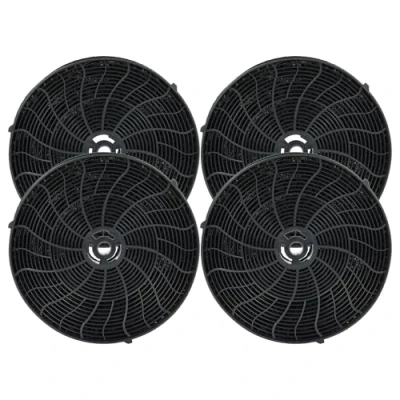 Image de vhbw 4x Filtres à charbon actif compatible avec Whirlpool AKR 851 G WH, BL, IX, 855 BL hotte aspirante