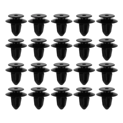 Image de eMagTech 20 Pièces Clip de Retenue Panneau Garniture Porte Clips Carte 7H0843213 Fixation Boucle Compatible avec VW T5 T6