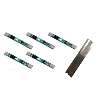 Image de TECNOIOT 5 pièces 1S 3.7V 3A li ION BMS PCM Carte de Protection Batterie 18650 au Lithium + Bande Nickel