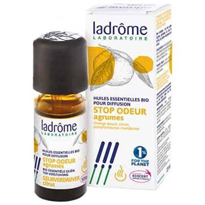 Image de Ladrôme Huiles Essentielles Bio pour Diffusion Stop Odeur Agrumes 10 ml
