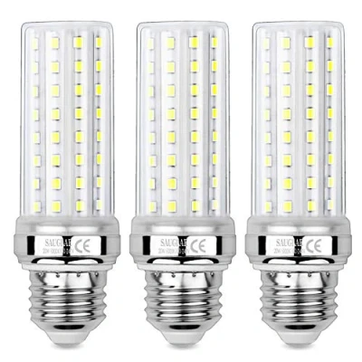 Image de SAUGLAE Ampoules de Maïs LED 20W, Équivalent 150W Ampoule Incandescente, 2300LM, 6000K Blanc Froid, à E27 Vis Edison, 3 Pièces