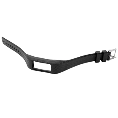 Image de vhbw bracelet compatible avec Garmin Vivofit 1, 2 montre connectée 17,5 22,5 cm motif à carreaux silicone noir