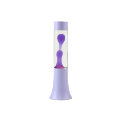 Image de I TOTAL® Petite lampe Lava, effet bulles, de lave colorée (violet pastel) 30 cm