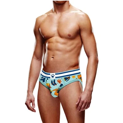Image de Prowler Slip Scène Automnale, Bleu et Blanc, Taille M (76cm 81cm)