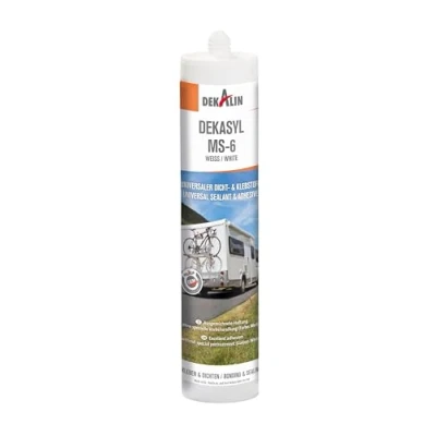 Image de Dekalin DEKAsyl MS 6 Mastic d&#039;étanchéité et colle Noir 310 ml