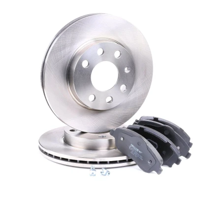 Image de MAPCO 47672 Disques et plaquettes de freins Essieu avant ventilé avec indicateur d&#039;usure OPEL: Corsa C 3/5 portes