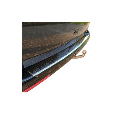 Image de Protection Seuil de Pare Chocs Arriére Compatible avec VW Transporter T5 2003 2015 Acier