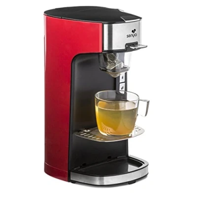 Image de Senya Machine à thé rouge Tea Time, théière électrique compatible vrac ou sachet, avec infuseur amovible 1400 W, SYBF CM013