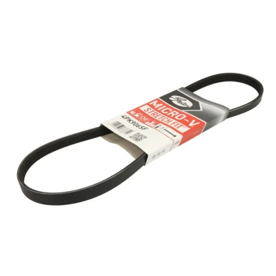 Image de GATES Micro V Stretch Fit 4PK906SF Courroie Poly 906 4 PA (polyamide), EPDM (éthylène propylène diène caoutchouc) CHRYSLER: VOYAGER