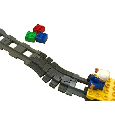 Image de TracksCreations Rail Flexible pour Train Compatible Duplo