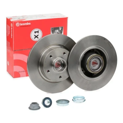 Image de Disque de frein BREMBO 08B39127 à l&#039;arrière/plein/1 pièce