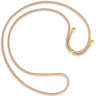 Image de mtb more energy® Bandoulière Cordon de Remplacement pour Collier Smartphone Beige y Compris Les Capuchons Protection (Or) Corde d&#039;échange Haute qualité