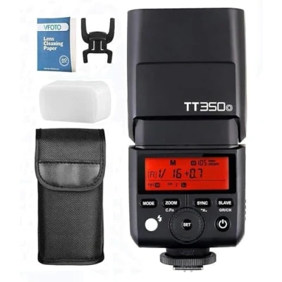 Image de Godox TT350O 2,4 G HSS 1/8000s TTL GN cámara Flash Speedlite+Flash filtros de Color + Regalo Blanco Caja Suave Para Olympus E m10ii m5ii M1 pl8 PL7 PL6 PL5 P5 P3