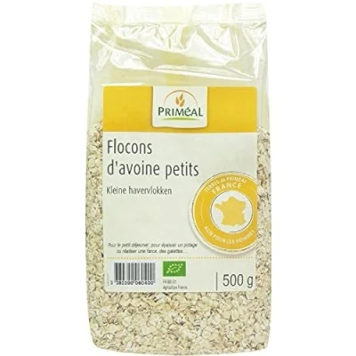 Image de Priméal Flocons d&#039;Avoine Petit (Ou Baby) Bio 0.5 kg 1 Unité