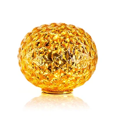 Image de Kartell Planet, Lampe de Table Basse, Jaune