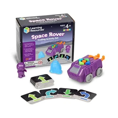 Image de Learning Resources Kit de Programmation véhicule l’Espace, pour Enfants, Jouets Programmation, STEM la Classe, astronautes, 4+