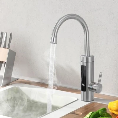 Image de robinet électrique avec chauffe eau instantané 230V, de cuisine,
