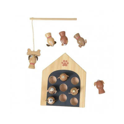 Image de Jeu de pêche avec chiens