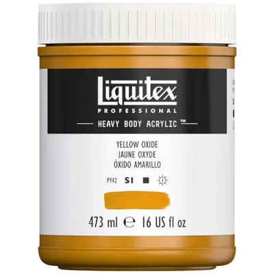 Image de Liquitex Professional Acrylique Heavy Body 473ml Jaune oxyde