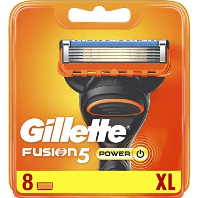 Image de Gillette Ancienne version Fusion Power pour hommes 8 lames de rasoir rechange