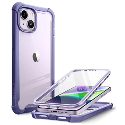 Image de i Blason Ares Coque pour iPhone 14 Plus 6,7&quot; (Version 2022), Double Couche Robuste et Transparente avec Protecteur d&#039;écran intégré (Mauve)