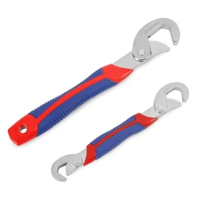 Image de WORKPRO Clés Réglables Serre Ecrou Multifonctionnelles Kit de Universelles 2 pièce