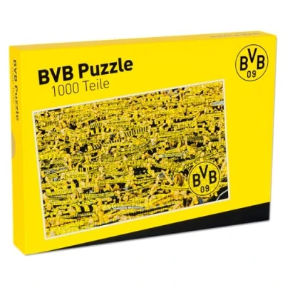 Image de Borussia Dortmund BVB Puzzle 1000 Teile, 23995800, Noir/Jaune, 72x45cm