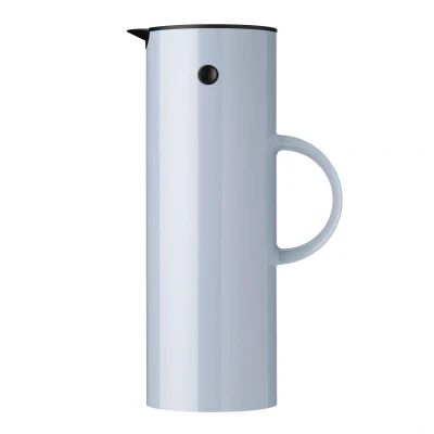 Image de Stelton EM77 Carafe Isotherme Thermos à double paroi pour boissons chaudes ou froides Pot thé et café avec insert en verre, bouchon bascule magnétisé, vis, design nostalgique 1,5 Litres, Brème