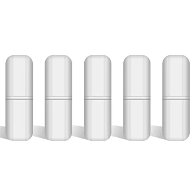Image de stonylab Barre Agitateur Magnétique, Set di 5 Agitazione Magnetiche da 25 mm Rivestite in PTFE Bianche per Agitatori Barra Piastra Laboratorio, PK
