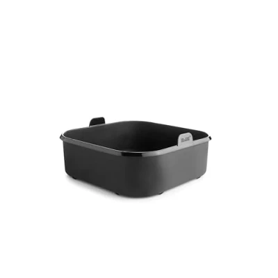 Image de IBILI Récipient carré pour friteuse à air 20 x 7 cm Fabriqué en silicone platine 100%