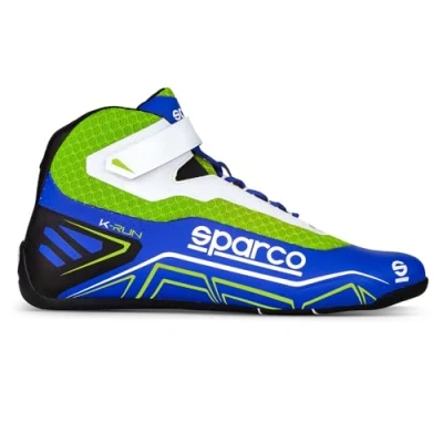Image de Sparco Chaussures K Run Taille 26 Bleu / Vert Fluo