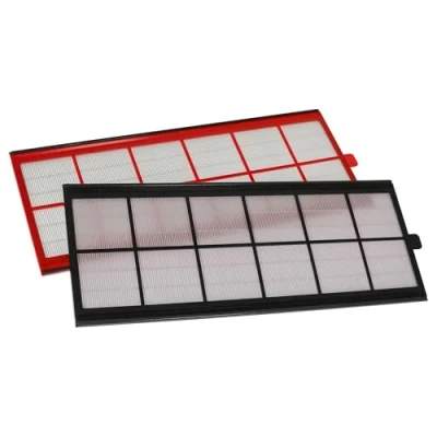 Image de vhbw Lot de filtres Compatible avec Zehnder ComfoAir 350, 550 Appareil Ventilation Filtre à air G4 / F7 (2 pcs), Blanc/Rouge/Noir