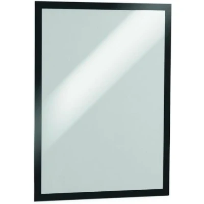 Image de Durable 45977 Cadre Affichage Duraframe Pochette Adhésive A4 Plastique Gris