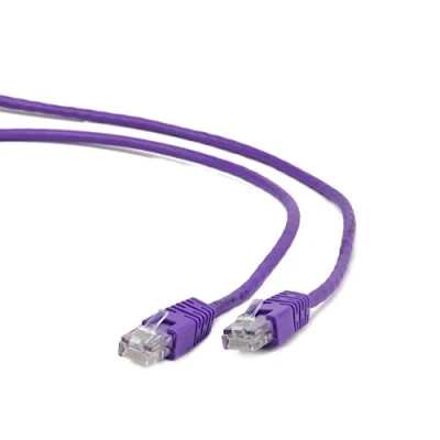 Image de Gembird RJ45/RJ45 Cat5e 1m câble de réseau U/UTP (UTP) Violet Câbles (1 m, Cat5e, (UTP), RJ 45, Violet)