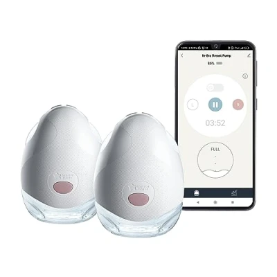 Image de Tommee Tippee Tire lait électrique Portable Made for Me Mains libres et silencieux Avec 1 massage 8 modes express autonomie de 4 heures