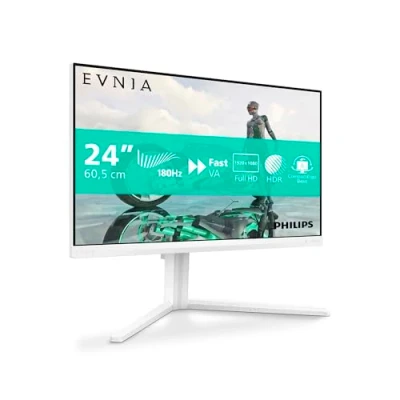 Image de Philips 24M2N3201A Moniteur de Jeu Full HD 24&quot;, 180 Hz, 1 ms GtG, FreeSync Prem., G Sync comp. (1920x1080, 2X HDMI, DisplayPort) Blanc