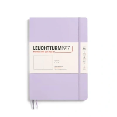 Image de LEUCHTTURM1917 368152 Carnet Composition (B5), Couverture souple, 123 pages numérotées, Lilac, blanc