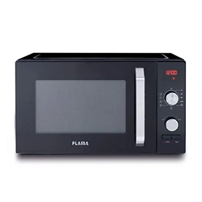 Image de Micro ondes Flama Noir 1837FL 800W 23L 9 programmes automatiques