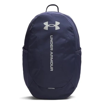 Image de Under Armour UA Hustle Lite Sac à dos Bleu marine/acier OSFM, marine minuit/acier, One Size