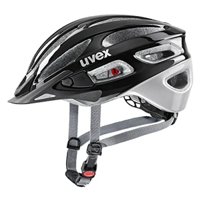 Image de uvex True Casque Polyvalent Léger pour Femmes Réglage de la Taille Individuel à Compléter avec un Éclairage Led Black Silver 55 58 cm