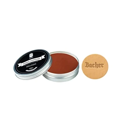 Image de BACHER Composé de Polissage Moyenne pour Strop d’affûtage 100 g Pate avec cuir applicateur
